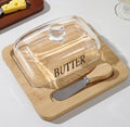 Transparent butter case