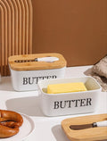 Ceramic butter case