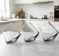Rotating whiskey glasses