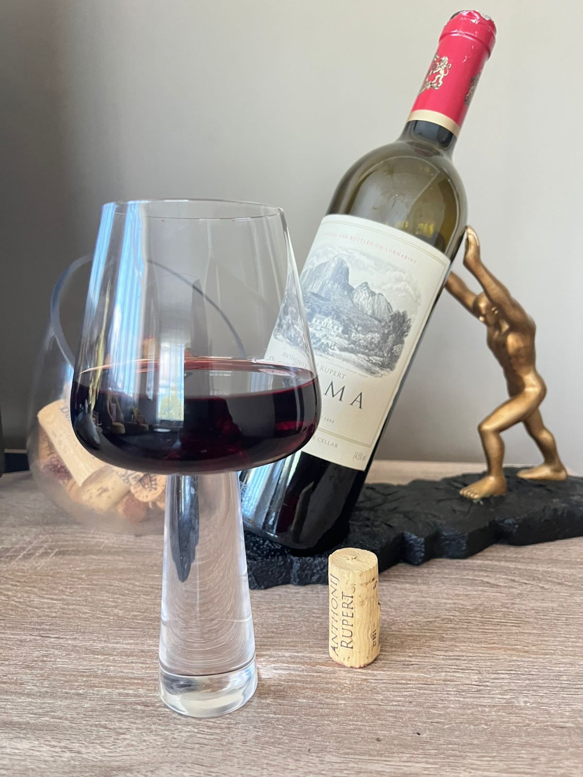 Thick stem wine set