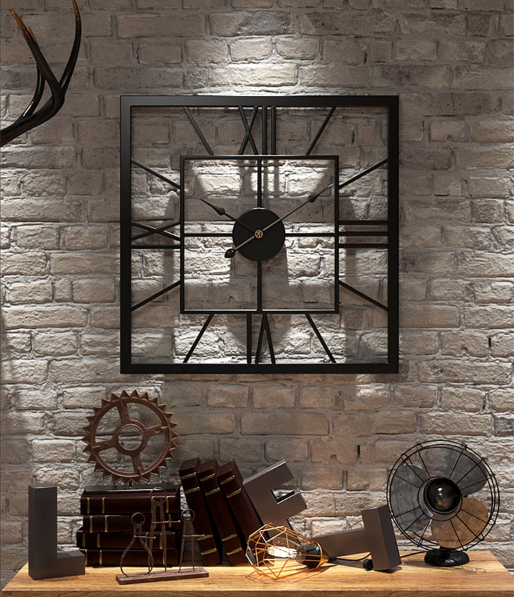 Square Roman wall clock